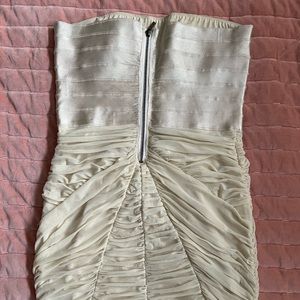 BEBE Bandage Mesh Dress